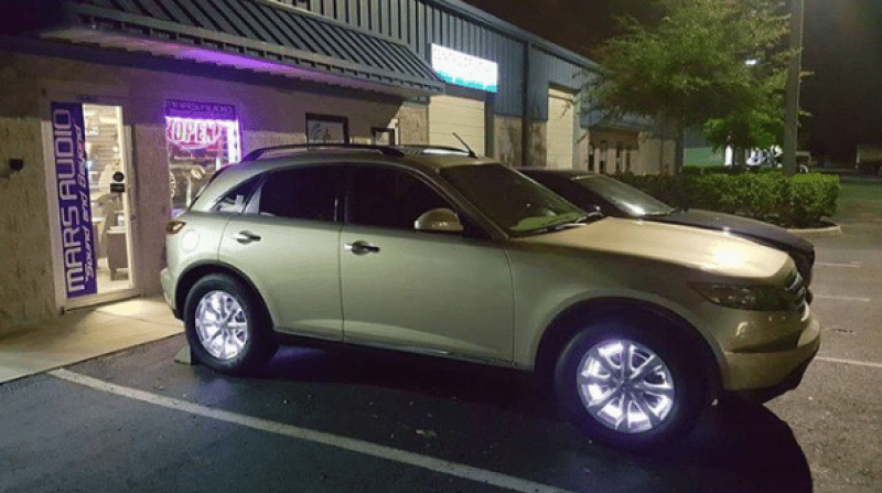 ORACLE LightingOracle Lighting LED Illuminated Wheel Rings White Double Row