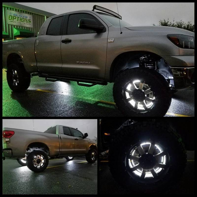ORACLE LightingOracle Lighting LED Illuminated Wheel Rings White Double Row