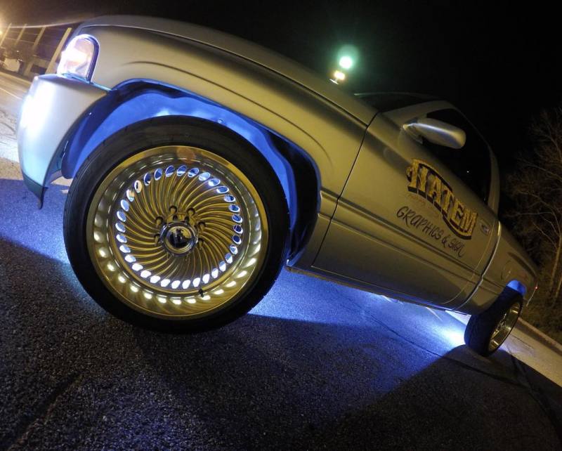ORACLE LightingOracle Lighting LED Illuminated Wheel Rings White Double Row