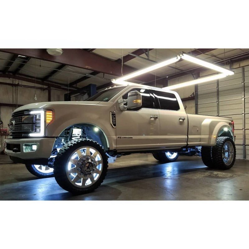 ORACLE LightingOracle Lighting LED Illuminated Wheel Rings White Double Row