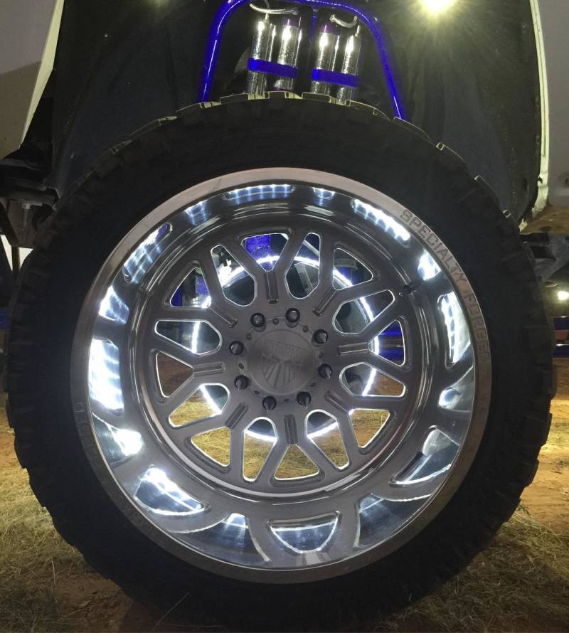 ORACLE LightingOracle Lighting LED Illuminated Wheel Rings White Double Row