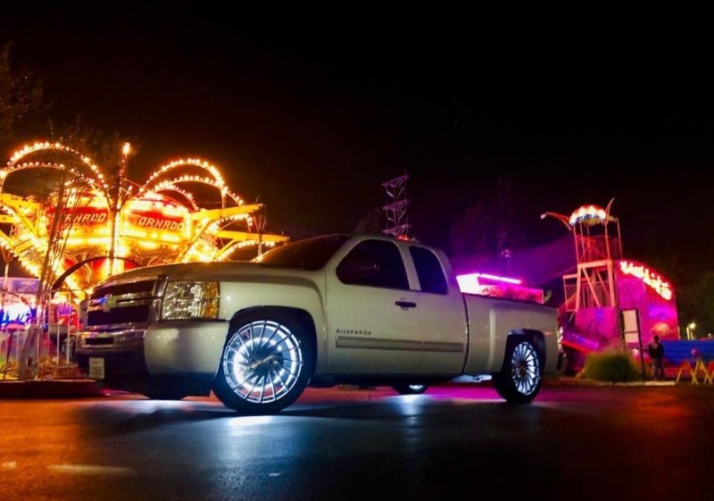 ORACLE LightingOracle Lighting LED Illuminated Wheel Rings White Double Row