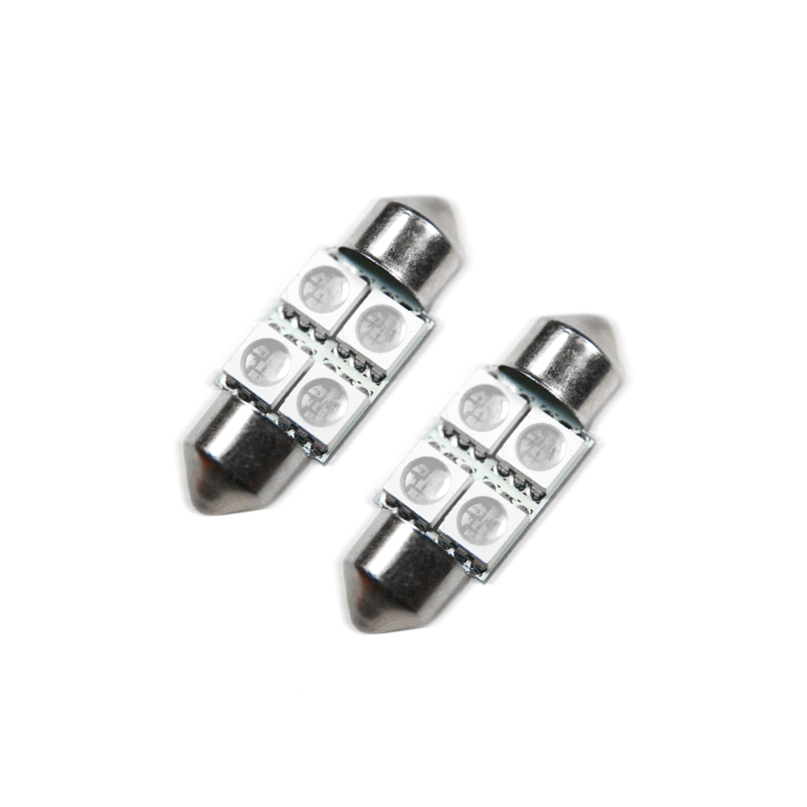 Oracle Lighting5203 - 002 - ORACLE 33MM 4 LED 3 - Chip Festoon Bulbs (Pair) - Blue