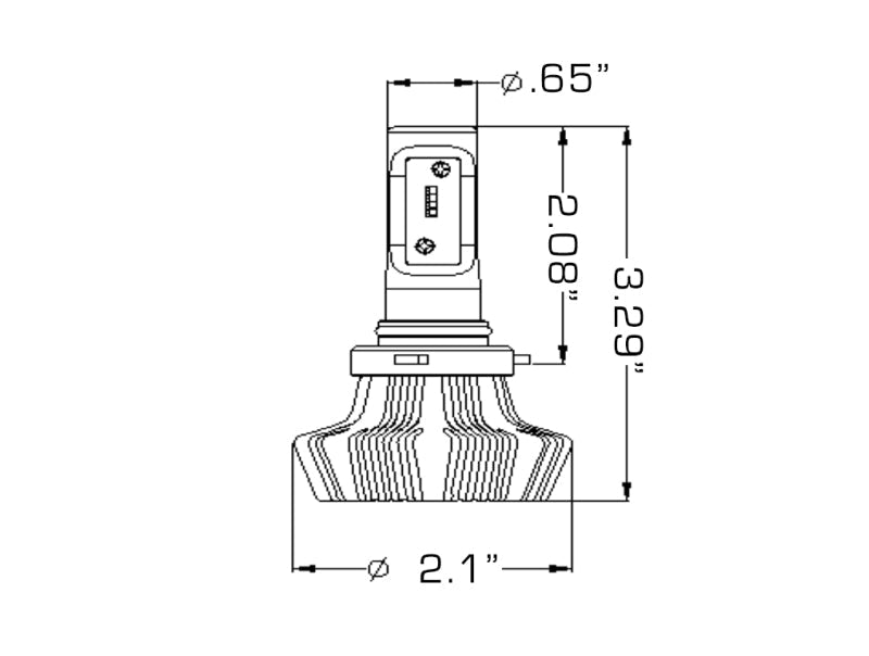 ORACLE LightingOracle H10 4000 Lumen LED Headlight Bulbs (Pair) - 6000K
