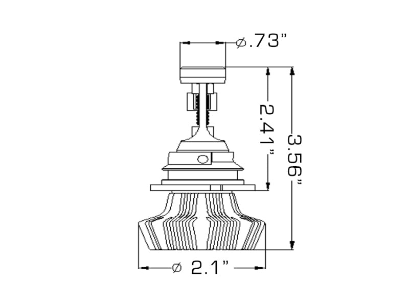 ORACLE LightingOracle 9007 4000 Lumen LED Headlight Bulbs (Pair) - 6000K