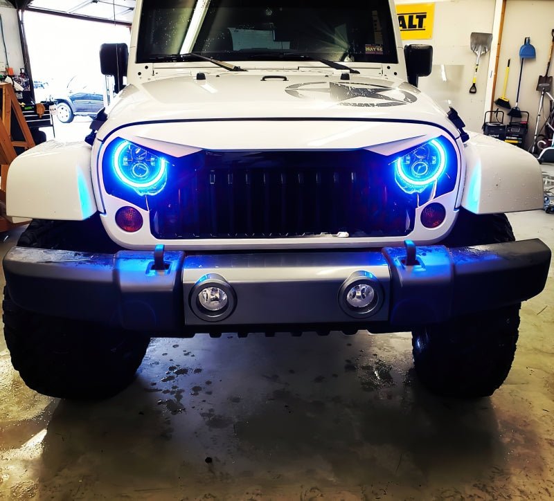 ORACLE LightingOracle 7in High Powered LED Headlights - Black Bezel - ColorSHIFT No Controller