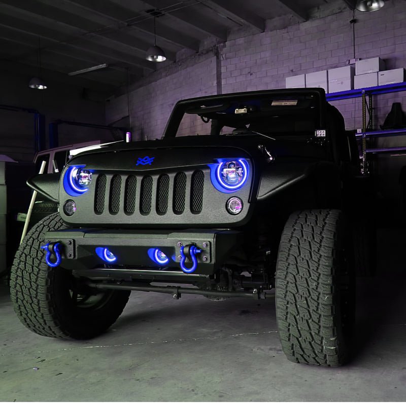 ORACLE LightingOracle 7in High Powered LED Headlights - Black Bezel - ColorSHIFT No Controller