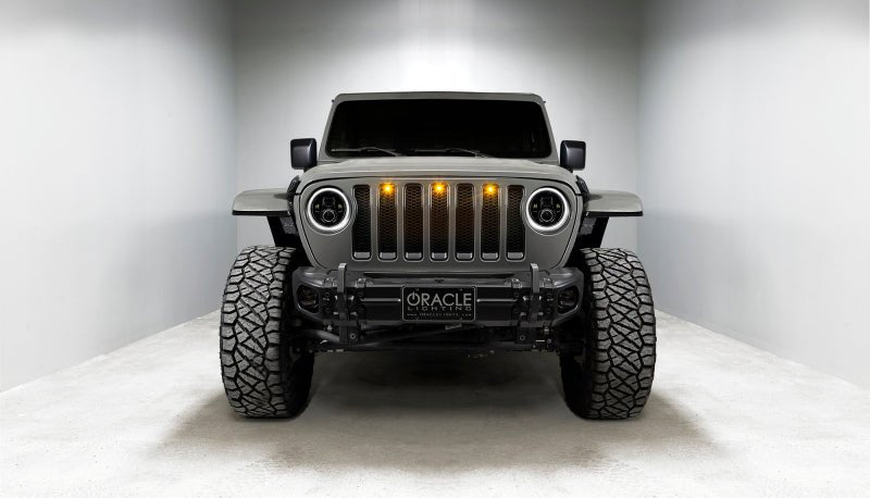 ORACLE LightingOracle Lighting 7" High Powered White LED Halo Headlight Kit | Fits Jeep Wrangler JL Gladiator JT