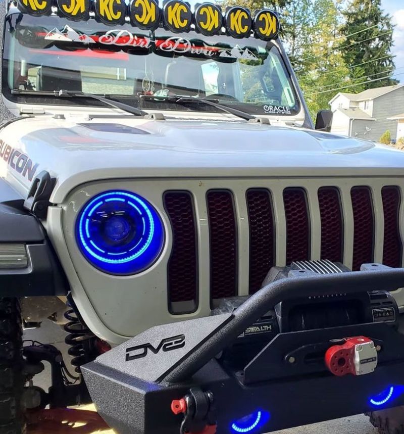 ORACLE LightingOracle Oculus Bi - LED Projector Headlights for Jeep JL/Gladiator JT - ColorSHIFT 2