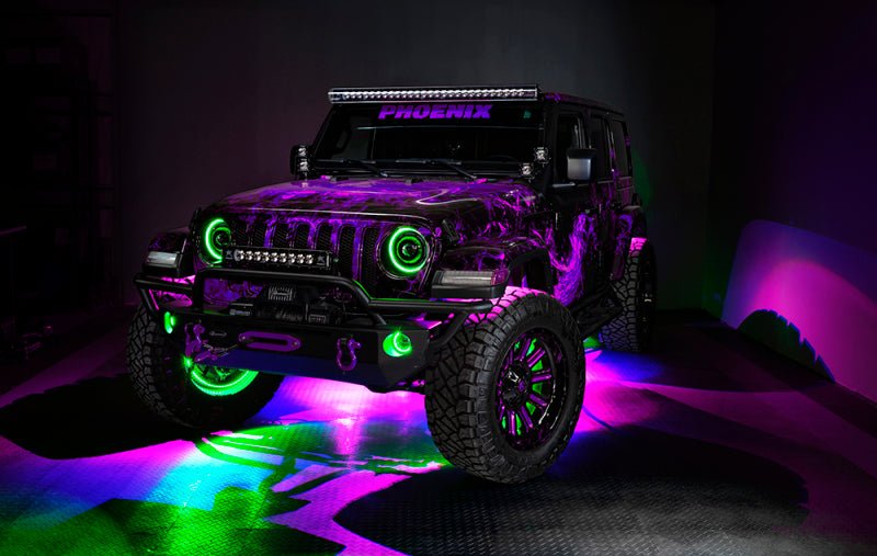 ORACLE LightingOracle Oculus Bi - LED Projector Headlights for Jeep JL/Gladiator JT - ColorSHIFT 2
