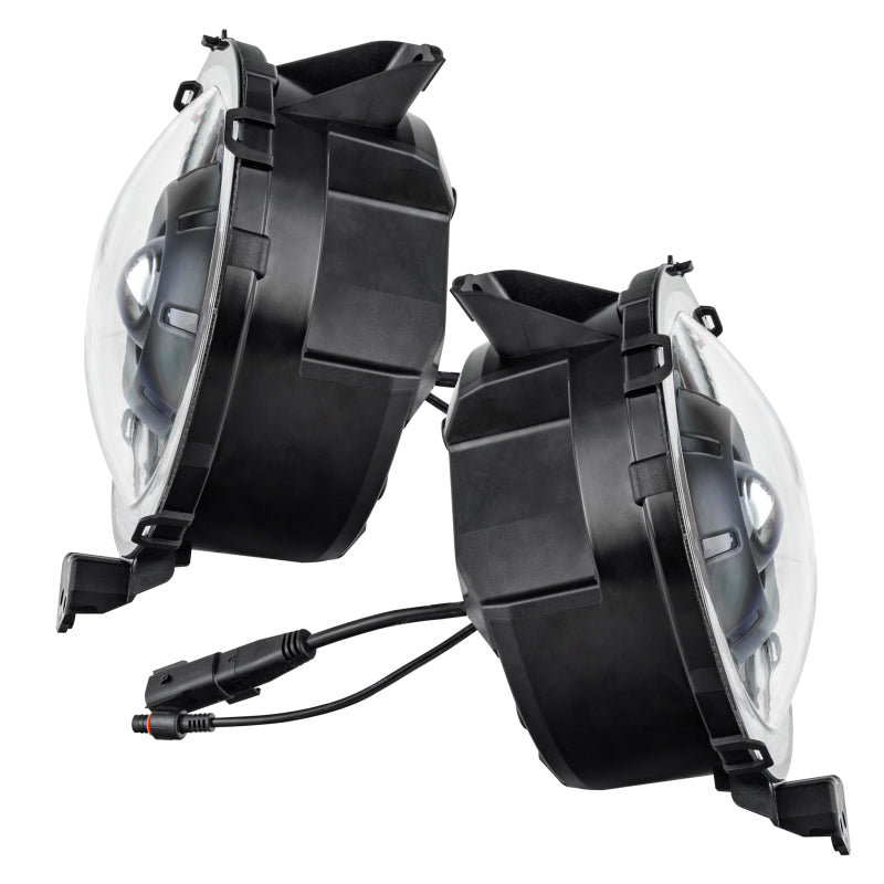 ORACLE LightingOracle Oculus Bi - LED Projector Headlights for Jeep JL/Gladiator JT - Satin Silver - 5500K