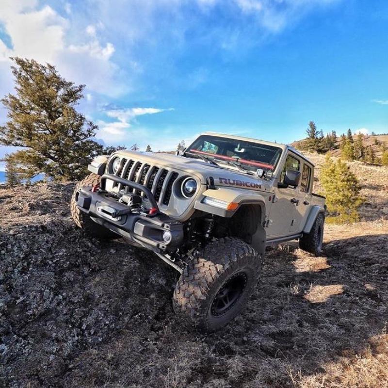 ORACLE LightingOracle Oculus Bi - LED Projector Headlights for Jeep JL/Gladiator JT - Satin Silver - 5500K