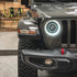 ORACLE LightingOracle Oculus Bi - LED Projector Headlights for Jeep JL/Gladiator JT - Satin Silver - 5500K