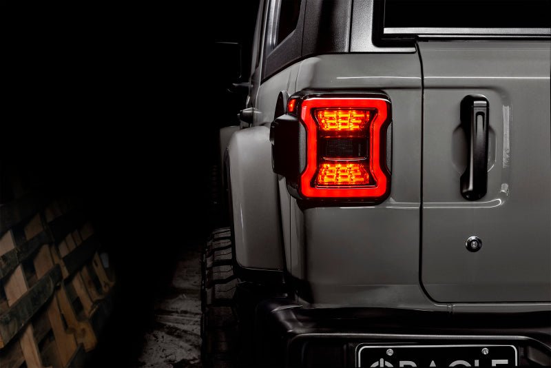 ORACLE LightingOracle Lighting Black Series LED Tail Lights | Fits 2018 - 2020 Jeep Wrangler JL