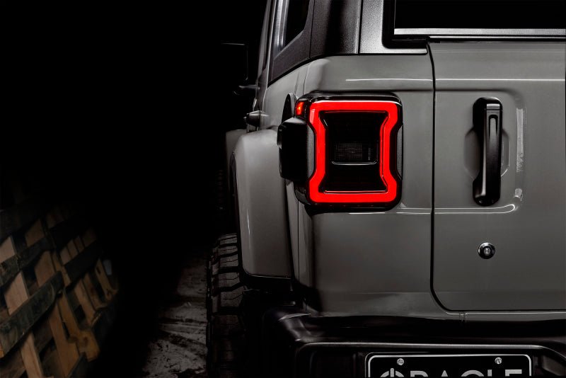 ORACLE LightingOracle Lighting Black Series LED Tail Lights | Fits 2018 - 2020 Jeep Wrangler JL