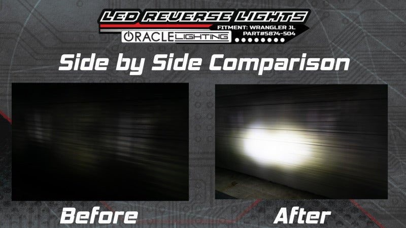 ORACLE LightingOracle Lighting Rear Bumper LED Reverse Lights | Fits Jeep Wrangler JL