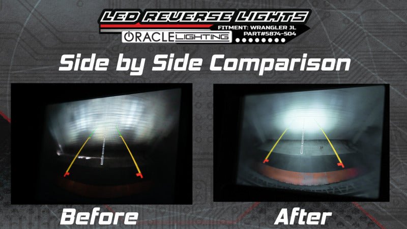 ORACLE LightingOracle Lighting Rear Bumper LED Reverse Lights | Fits Jeep Wrangler JL