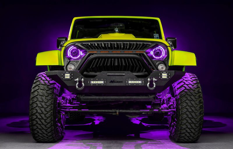 ORACLE LightingORACLE Lighting 07 - 18 Jeep Wrangler JK Oculus 7in. ColorSHIFT Bi - LED Projector Headlights