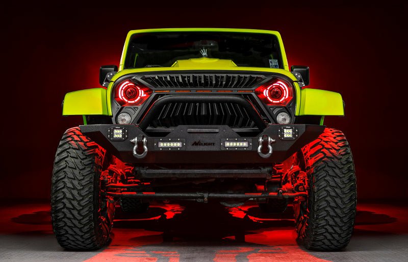 ORACLE LightingORACLE Lighting 07 - 18 Jeep Wrangler JK Oculus 7in. ColorSHIFT Bi - LED Projector Headlights