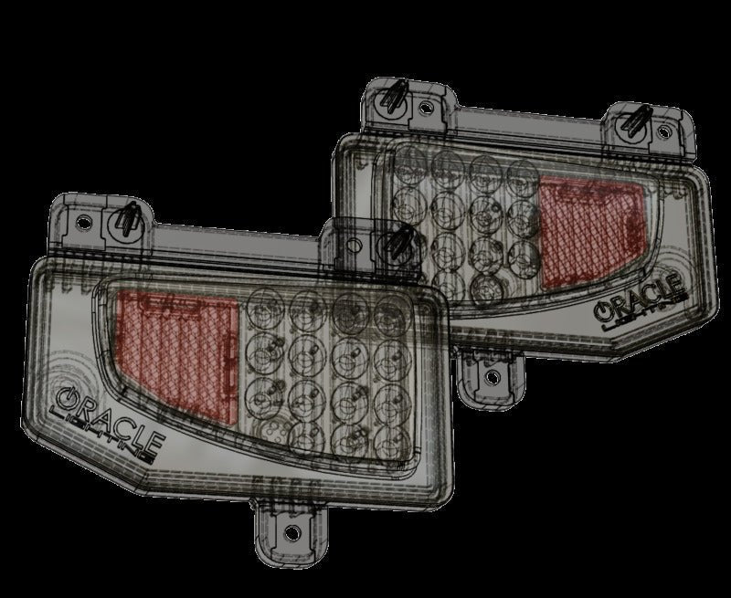 ORACLE LightingOracle Lighting Rear Bumper LED Reverse Lights With Plug And Play Harness | Fits Jeep Gladiator JT