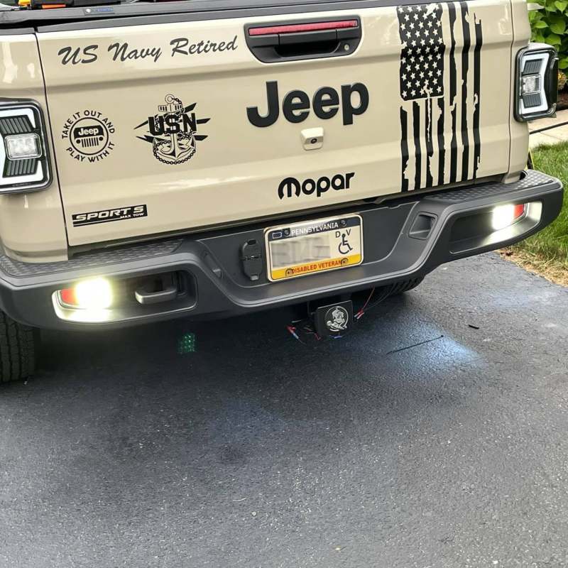 ORACLE LightingOracle Lighting Rear Bumper LED Reverse Lights With Plug And Play Harness | Fits Jeep Gladiator JT