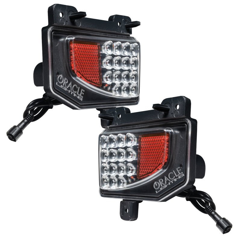 ORACLE LightingOracle Lighting Rear Bumper LED Reverse Lights With Plug And Play Harness | Fits Jeep Gladiator JT