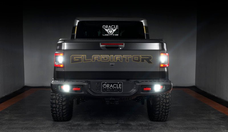ORACLE LightingOracle Lighting Rear Bumper LED Reverse Lights With Plug And Play Harness | Fits Jeep Gladiator JT
