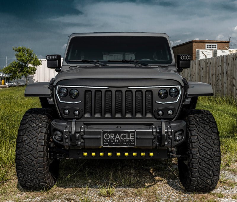 ORACLE LightingORACLE Lighting 2019+ Jeep Wrangler JL / Gladiator JT Skid Plate w/ Integrated LED Emitters - Yellow