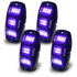 ORACLE LightingOracle Lighting ColorShift RGB+W Underbody Wheel Well 4 Piece Rock Light Kit