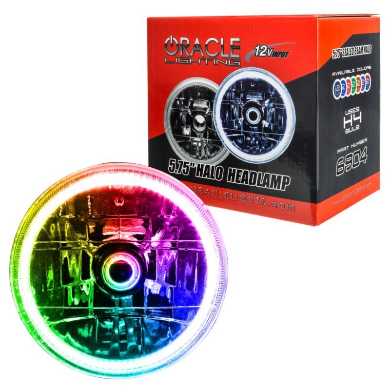 ORACLE LightingOracle Pre - Installed Lights 5.75 IN. Sealed Beam - ColorSHIFT Halo