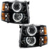 ORACLE Lighting7105 - 001 - 2007 - 2013 Chevrolet Silverado SMD HL - Black - Round Style