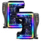 ORACLE Lighting8203 - 332 - 2017 - 2019 Ford F - 250/350 Superduty ORACLE Dynamic ColorSHIFT Pre - Assembled Headlights - Halogen - Black Bezel