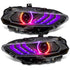 ORACLE LightingOracle Lighting 18 - 23 Ford Mustang Dynamic ColorSHIFT LED Headlights - Black Series