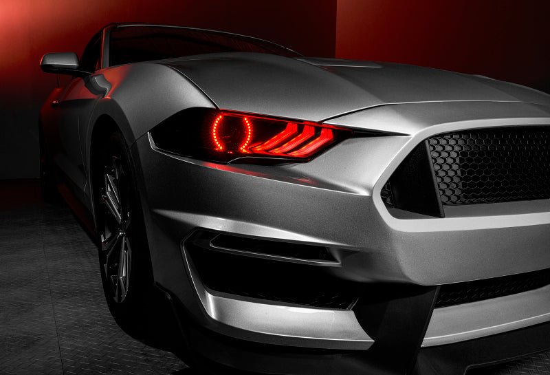 ORACLE LightingOracle Lighting 18 - 23 Ford Mustang Dynamic ColorSHIFT LED Headlights - Black Series