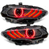 ORACLE LightingOracle Lighting 18 - 23 Ford Mustang Dynamic ColorSHIFT LED Headlights - Black Series