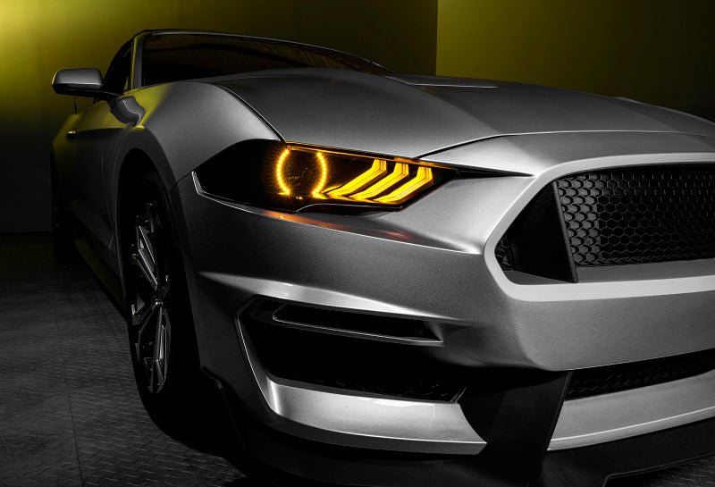 ORACLE LightingOracle Lighting 18 - 23 Ford Mustang Dynamic ColorSHIFT LED Headlights - Black Series