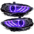 ORACLE LightingOracle Lighting 18 - 23 Ford Mustang Dynamic ColorSHIFT LED Headlights - Black Series