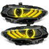ORACLE LightingOracle Lighting 18 - 23 Ford Mustang Dynamic ColorSHIFT LED Headlights - Black Series