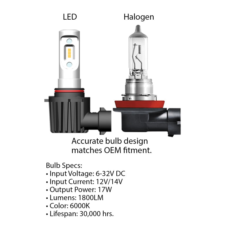 ORACLE LightingOracle 9012 - VSeries LED Headlight Bulb Conversion Kit - 6000K