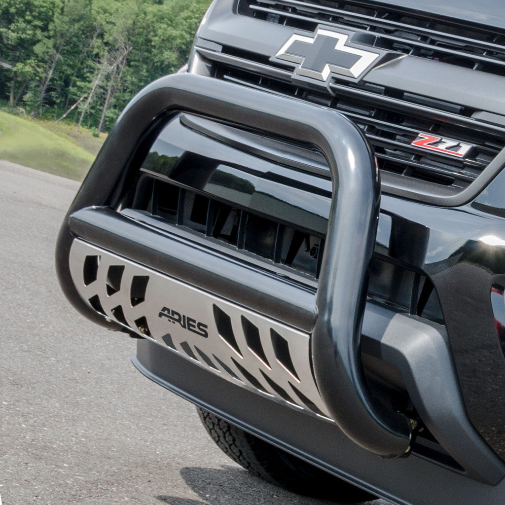 Midwest Aftermarket truck accessories - Aries Stainless Steel Bull Bar for Colorado/Canyon - Upgrade Your Ride