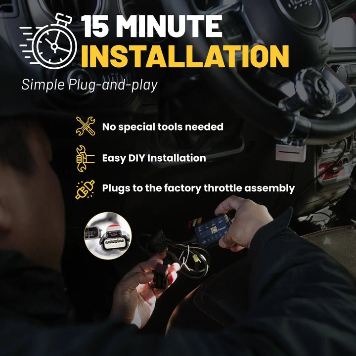 Pedal CommanderPedal Commander Throttle Response Controller For 2024+ Ford Mustang 7th Gen 2.3L - 5.0L - 5.2L