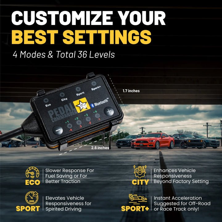 Pedal CommanderPedal Commander Throttle Response Controller For 2020+ Chevrolet Corvette C8 8th Gen 6.2L