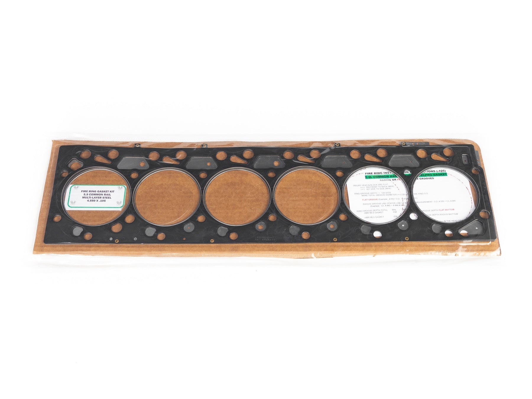 Power Stroke ProductsPowerStroke Product Loaded Cylinder Head Valve Springs And Fire - Ring Includes Gasket | Fits 2003 - 2007 Dodge Cummins 5.9L