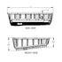PPE DieselPPE Heavy Duty Cast Aluminum Transmission Pan Black | Fits 2007 - 2024 Ram Pickup 2500 With 68RFE Transmission