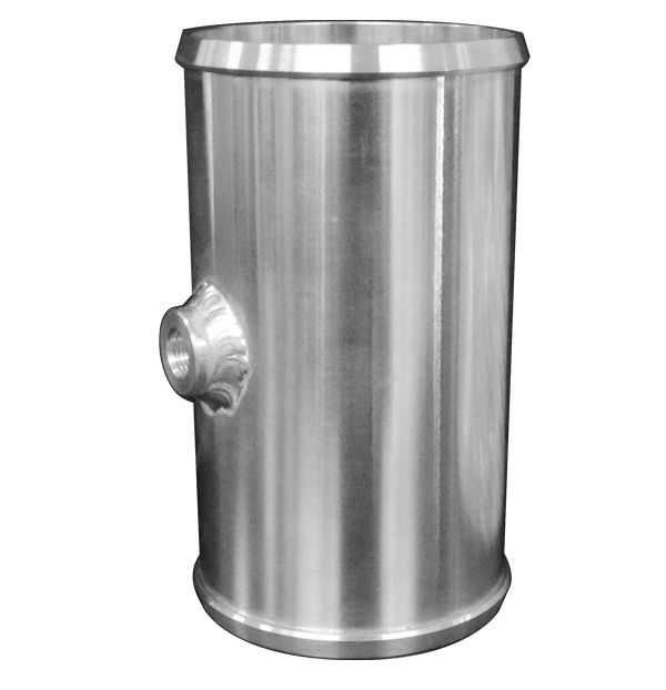 PPE DieselBillet Aluminum Coupler 1/8 Inch Npt 2.75 Inch OD X 5.0 Inch Long PPE Diesel