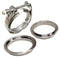 PPE Diesel4 Inch V Band Clamp Stainless Steel 3 Piece Set 1C 1M 1F PPE Diesel