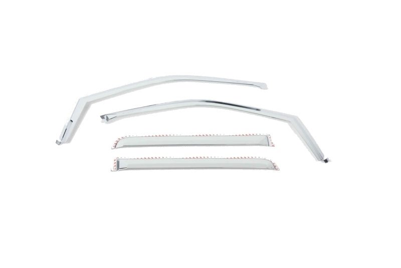 PutcoPutco Element Chrome Window Visors Crew Cab Set of 4 | Fits 2017 - 2020 Ford SuperDuty