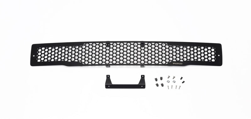 PutcoPutco 15 - 17 Ford F - 150 - Stainless Steel Black Punch Design Bumper Grille Inserts