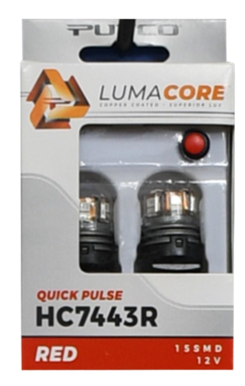 PutcoPutco LumaCore 7443 Red - Pair (x3 Strobe w/ Bright Stop)