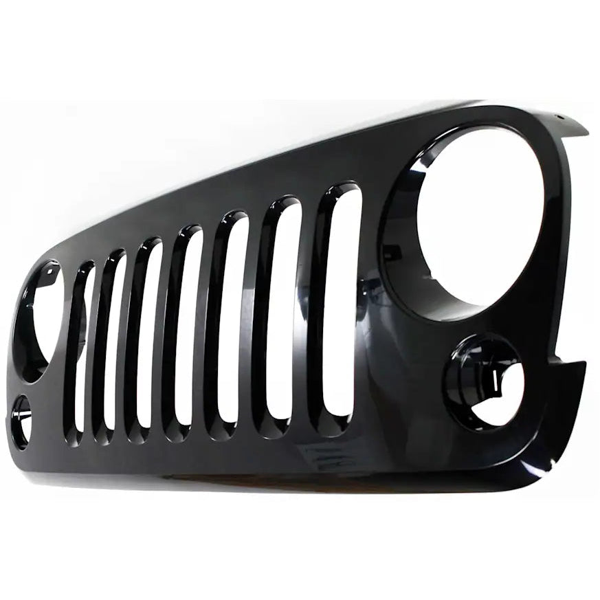 Replacement Jeep Wrangler Grille Assembly Fits 2007-2018 Jeep Wrangler